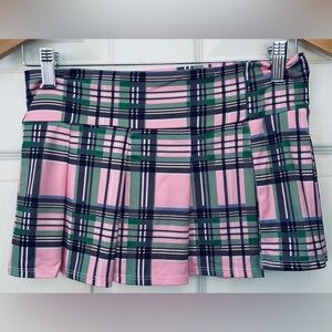 Pink Plaid Women's Skirt